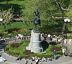 Генри Кирк Браун статуя Джорджа Вашингтона Дэвида Шэнкбоуна.