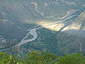 Canón do río Chicamocha.