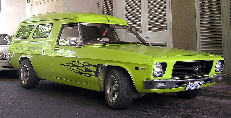 The first panel vans were manufactured by Holden and Ford in the late 1950s