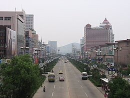 'n straattoneel in Huainan.