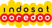 Logo of Indosat Ooredoo, used from 3 October 2019 until 4 January 2022 Indosat Ooredoo.svg