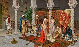 Ispezione di una nuova arrivata nell'harem