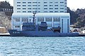 5番艦「えんしゅう」。後期型であるため、煙突と艦橋構造物の間に減揺タンクがある。