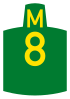 Metropolitan route M8 shield