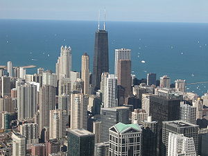 As seen from Sears Tower.