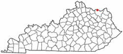 Location of Concord, Kentucky