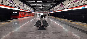 Metroasema avajaispäivänään