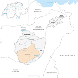 Schwende – Mappa