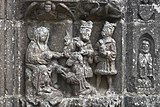 Anbetung der Heiligen Drei Könige, heiliger Antonius (rechts)