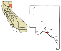 موقعیت جنسویل، کالیفرنیا در نقشه