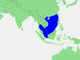Localització de la mar de la Xina Meridiona