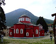 Suuri lavra Athos-vuorella.