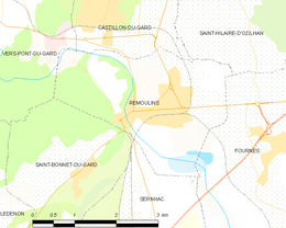 Remoulins - Localizazion