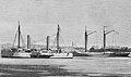 Schiffe der Aralflotte der Kaiserlich Russischen Marine 1850.