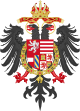 Middle Coat of Arms of Rudolf II, Matthias and Ferdinand II, Holy Roman Emperors.svg
