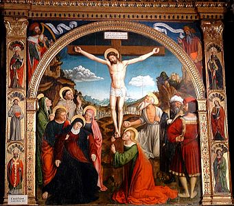 Crucifixion de Ludovico Brea, 1512.