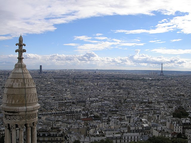 Anvista de París dende o Sacré Coeur