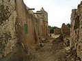 Rue de village et mosquée aux environs de Podor