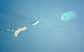 Фотография острова из космоса