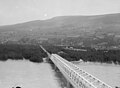 Foregående jernbanebro på stedet Foto: Narve Skarpmoen, 1914