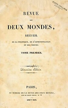 Revue des Deux Mondes - 1829 - volumo 1.jpg