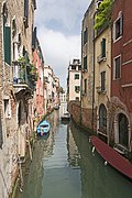 Le Rio vue du Ponte Malpaga vers le Grand Canal