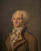The French Republican leader Maximilien Robespierre became a deeply unpopular figure in Britain because of his role in the Terror. Despite this, Britain initially had no desire to go to war with the new French Republic. Robespierre.jpg