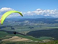 Pohľad na Vysoké Tatry z vrcholu Sľubice