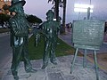 Escultura "Santiago Rusiñol i Ramons Casas" (Sitges)