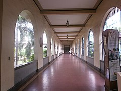 Hallway leading to the convent