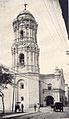 Torre del convento de Santo Domingo, toma fotográfica realizado en 1902, aprox.