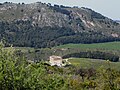 Site du temple de Ségeste depuis la colline de la cité