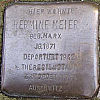 Stolperstein Mittelweg 8–10 für Hermine Meier