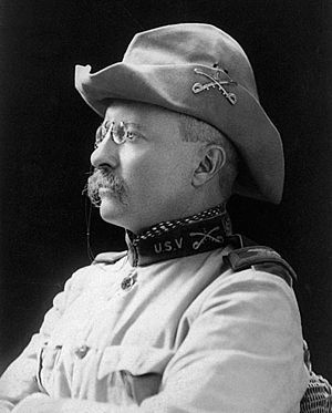 Portrait photo of Theodore Roosevelt, 1898 tak...