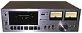 HiFi-Kassettendeck von Technics (1977) mit analogen Zeiger-VU-Metern zur Kontrolle der Aussteuerung