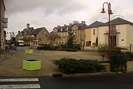 The market square in Tessy-sur-Vire