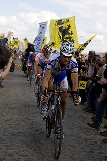 Tom Boonen at the 2008 Paris–Roubaix