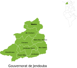 Подразделения на провинция Джендуба