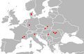Kiskunfélegyháza testvérvárosai a térképen