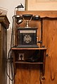 Image 16Historical telephone with the German imperial eagle and the heraldic shield of the House of Hohenzollern dynasty; Vollmer's Mill, Seebach, Baden-Württemberg, Germany