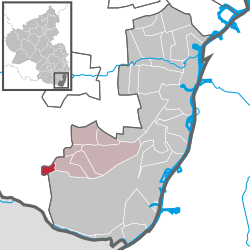 Vollmersweiler – Mappa