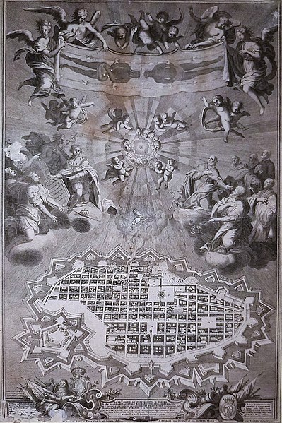 Сурет:"S. Sindone in gloria di angeli, il Miracolo Eucaristico, i Santi". Torino, Giovanni Boglietto, 1701.jpg