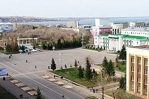 Центральная площадь Кокшетау имени Абылай хана