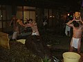 歳末迎春大祭水行祭 一般者との水行（2004年）