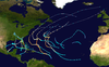Сводная карта сезона ураганов в Атлантике 1950 года.png