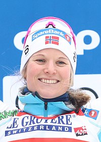 2019-01-13 Sundays Victory Ceremonies at the at FIS Cross-Country World Cup Dresden by Sandro Halank–005 Mari Eide.jpg