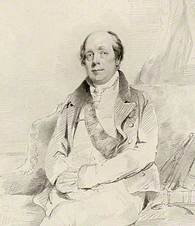 Фредерик Норт, 5-й граф Гилфорд. Портрет работы гравёра Уильяма Томаса Фрая и художника Джона Джексона, август 1817 года