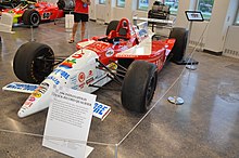 Arie Luyendyk's record-setting Ford Cosworth-powered IndyCar from 1996 ArieLuyendyk1996recordcar.jpg