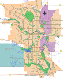 Glenmore Reservoir is located in Calgary