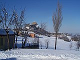 Castello di Rossena im Winter